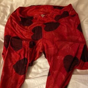 Luluroe Heart leggings TC